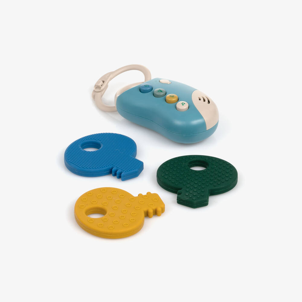 Liewood-Blue Vroom Car Key Toys (17cm) | Childrensalon