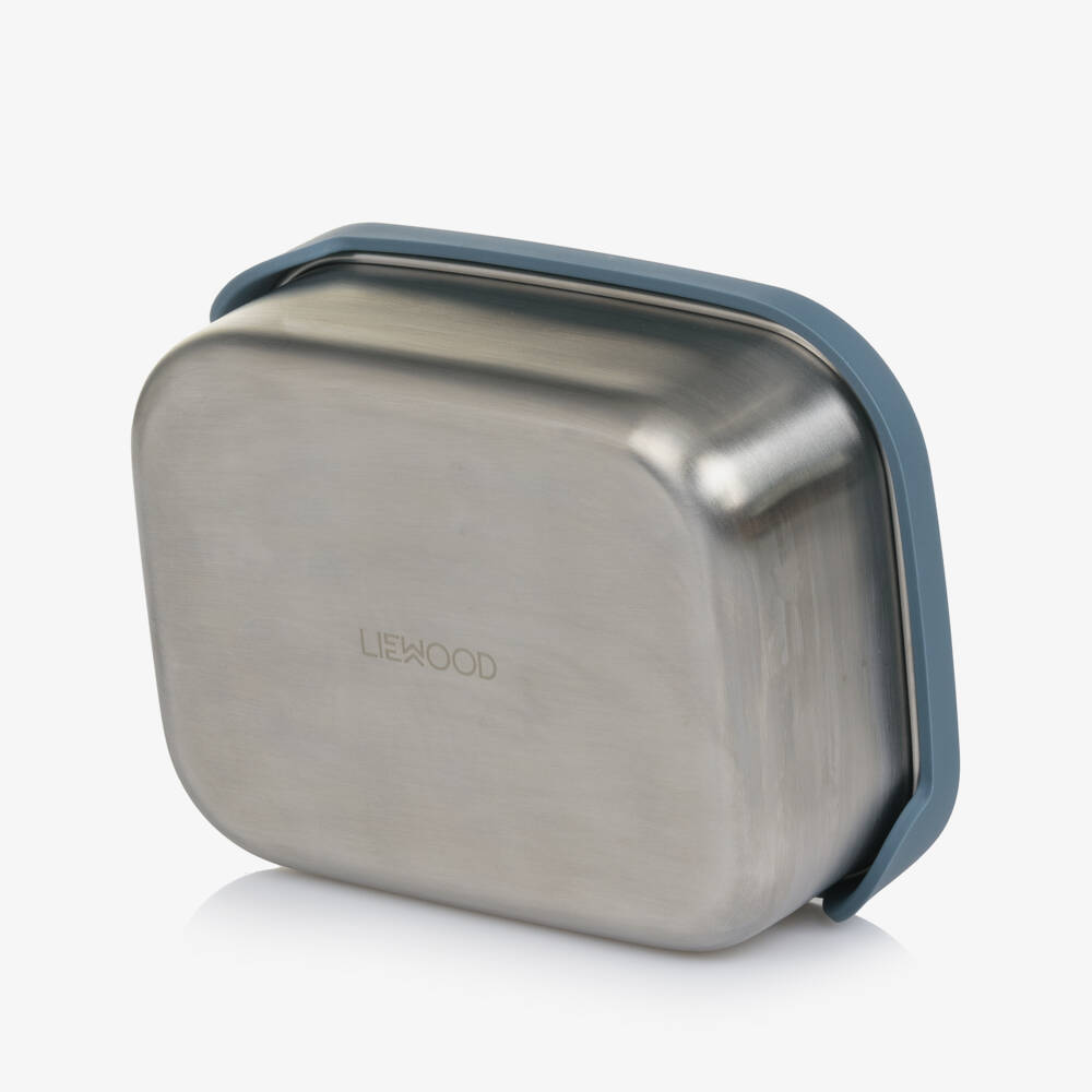 Liewood-Boys Blue Arctic Animal Print Lunchbox (17cm) | Childrensalon