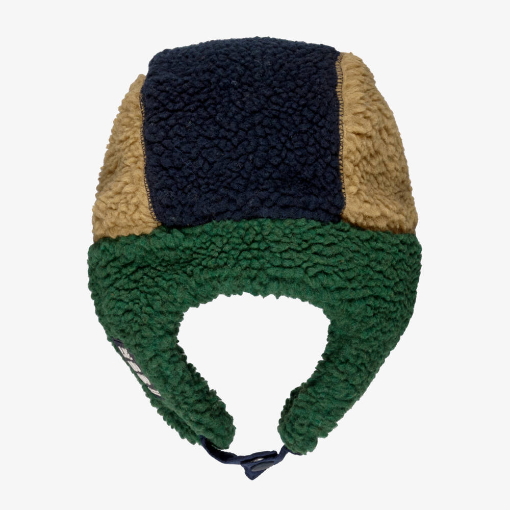Liewood-Boys Colourblock Sherpa Fleece Trapper Hat | Childrensalon