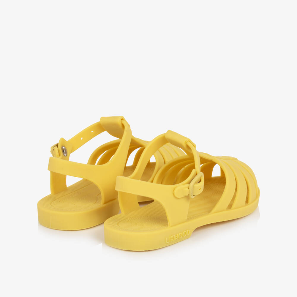 Liewood-Bright Yellow Jelly Sandals | Childrensalon