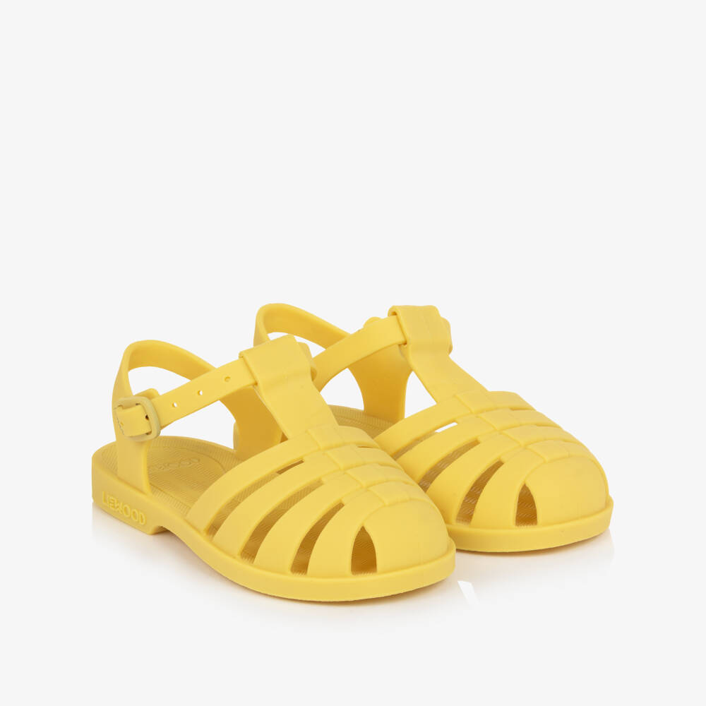 Liewood-Bright Yellow Jelly Sandals | Childrensalon