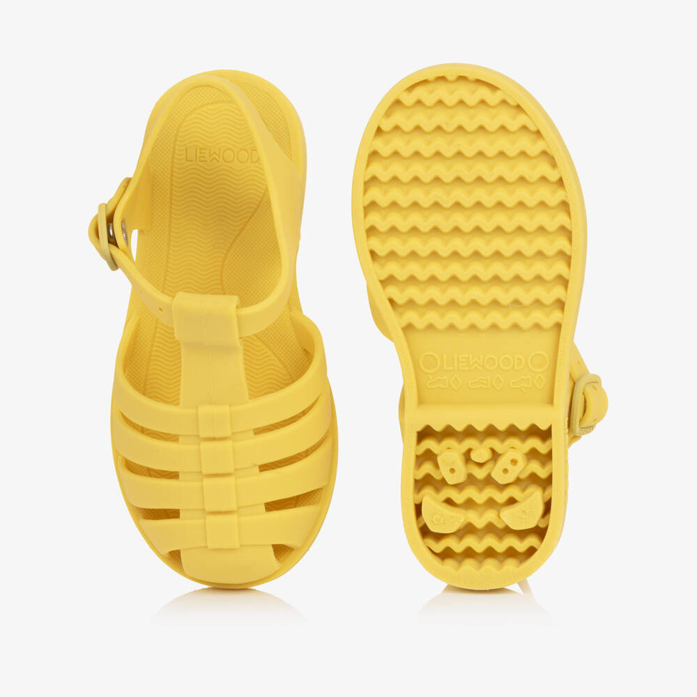 Liewood-Bright Yellow Jelly Sandals | Childrensalon