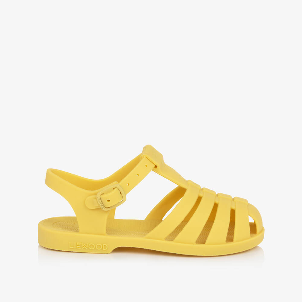 Liewood-Bright Yellow Jelly Sandals | Childrensalon