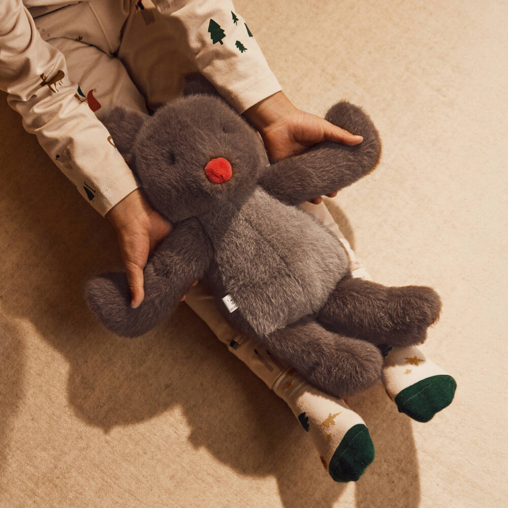 Liewood-Brown Berto Reindeer Soft Toy (23cm) | Childrensalon