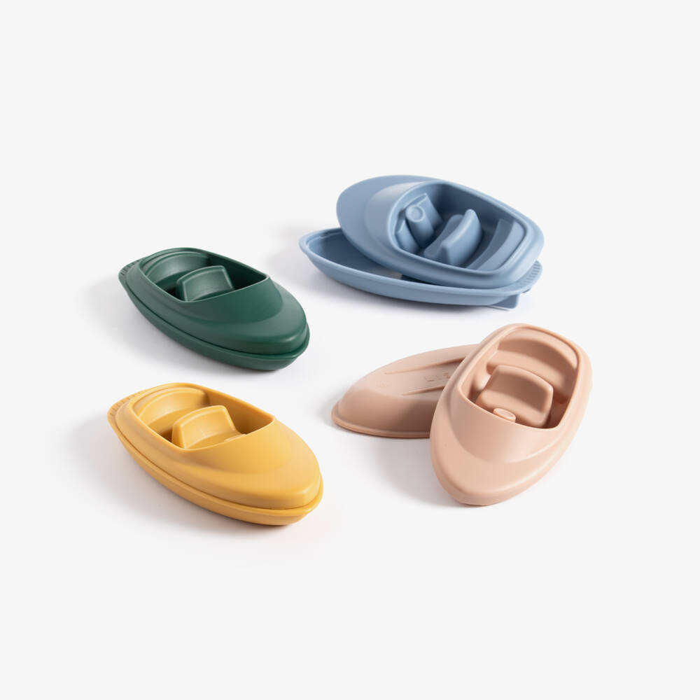 Liewood-Corin Boats Beach & Bath Toy (4 pack) | Childrensalon