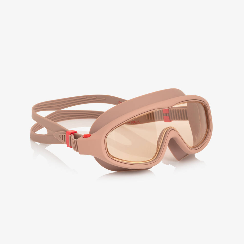 Liewood-Dusty Pink Silicone Swimming Goggles | Childrensalon