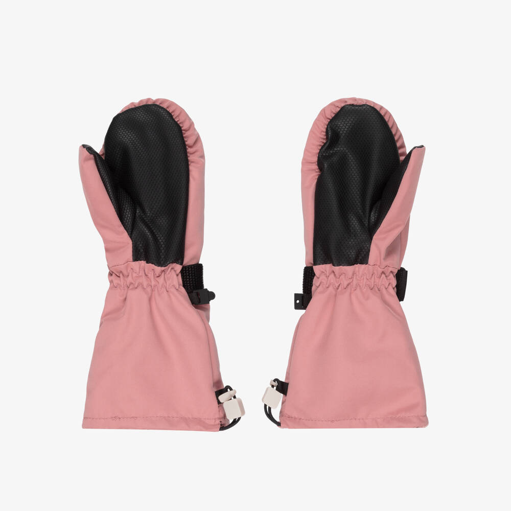 Liewood-Girls Dusty Pink Mittens with Reinforced Palms | Childrensalon
