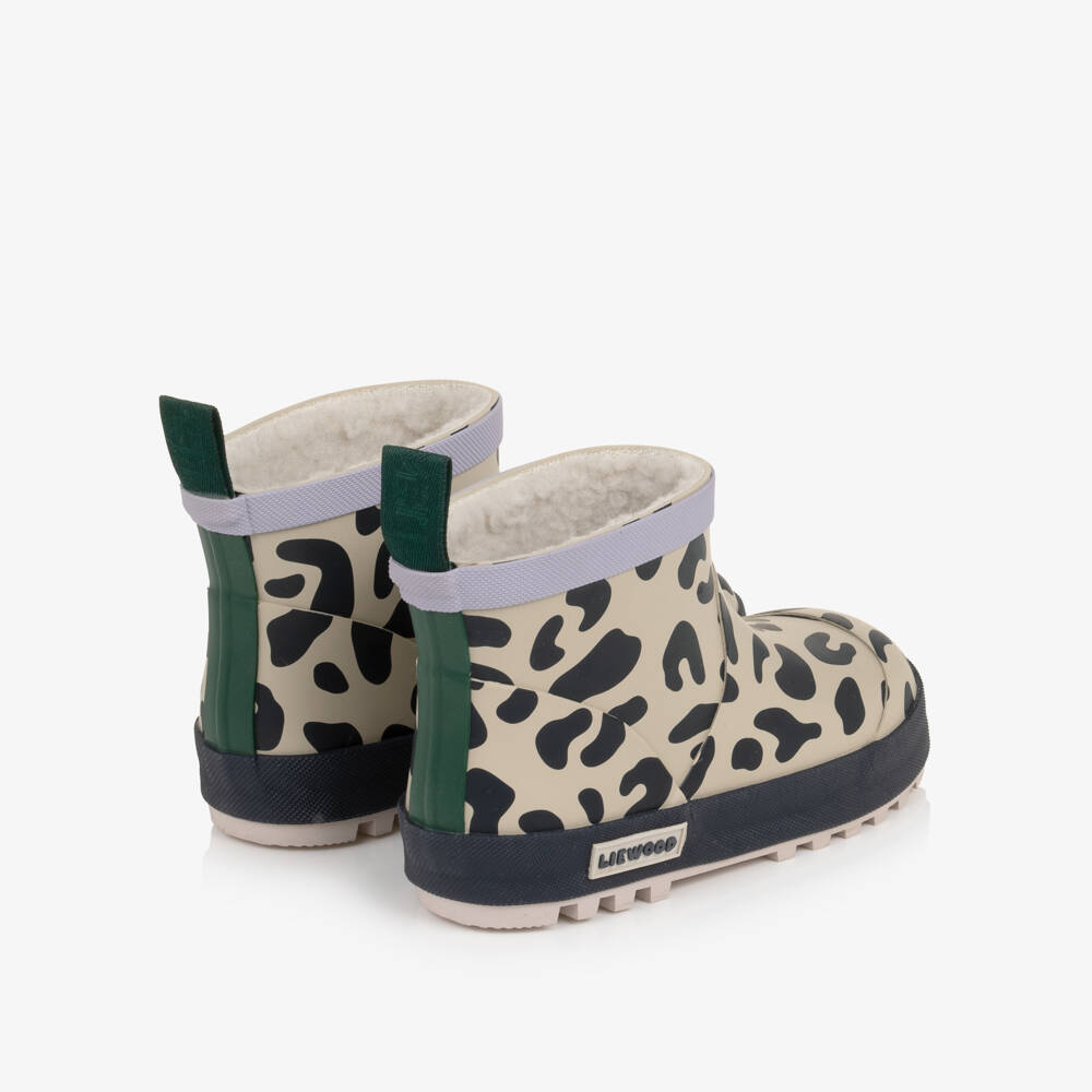 Liewood-Girls Leopard Print Jesse Thermo Rainboots | Childrensalon