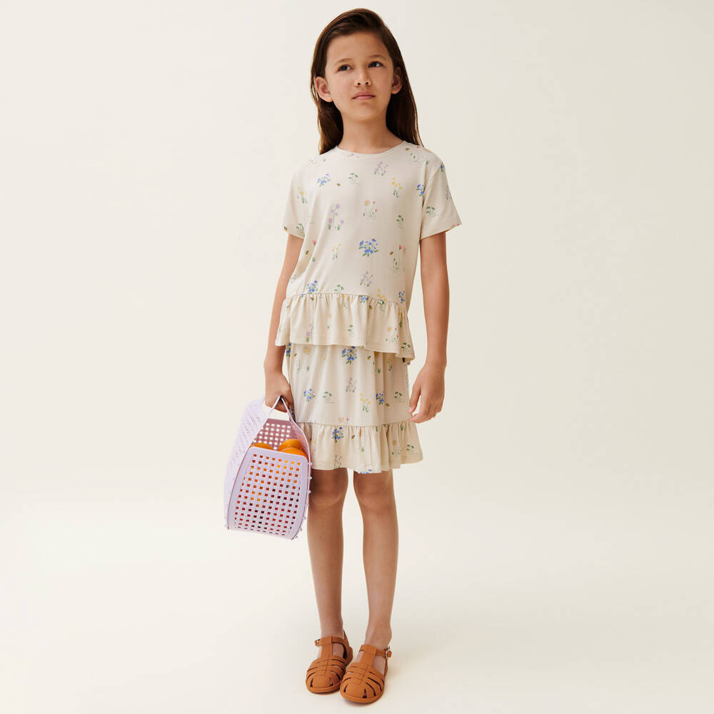 Liewood-Girls Lilac Purple Basket Bag (23cm) | Childrensalon