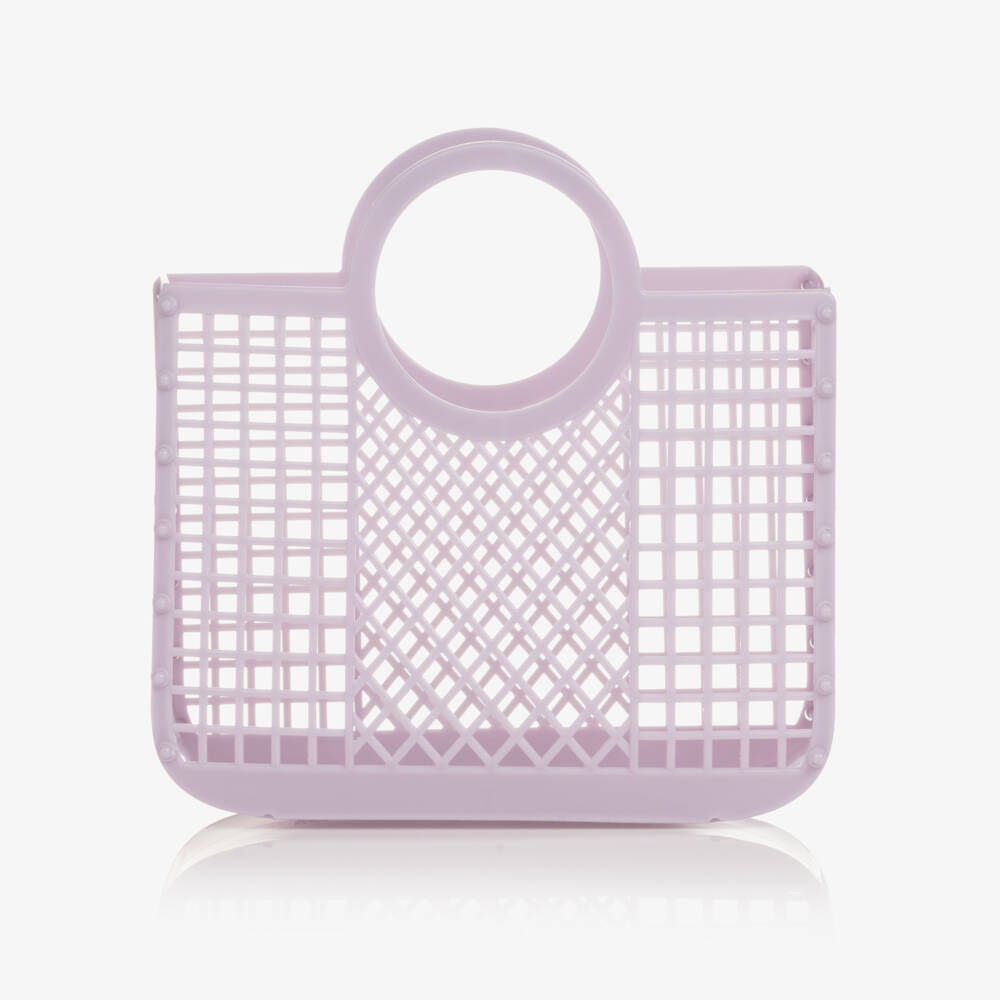Liewood-Girls Lilac Purple Basket Bag (23cm) | Childrensalon