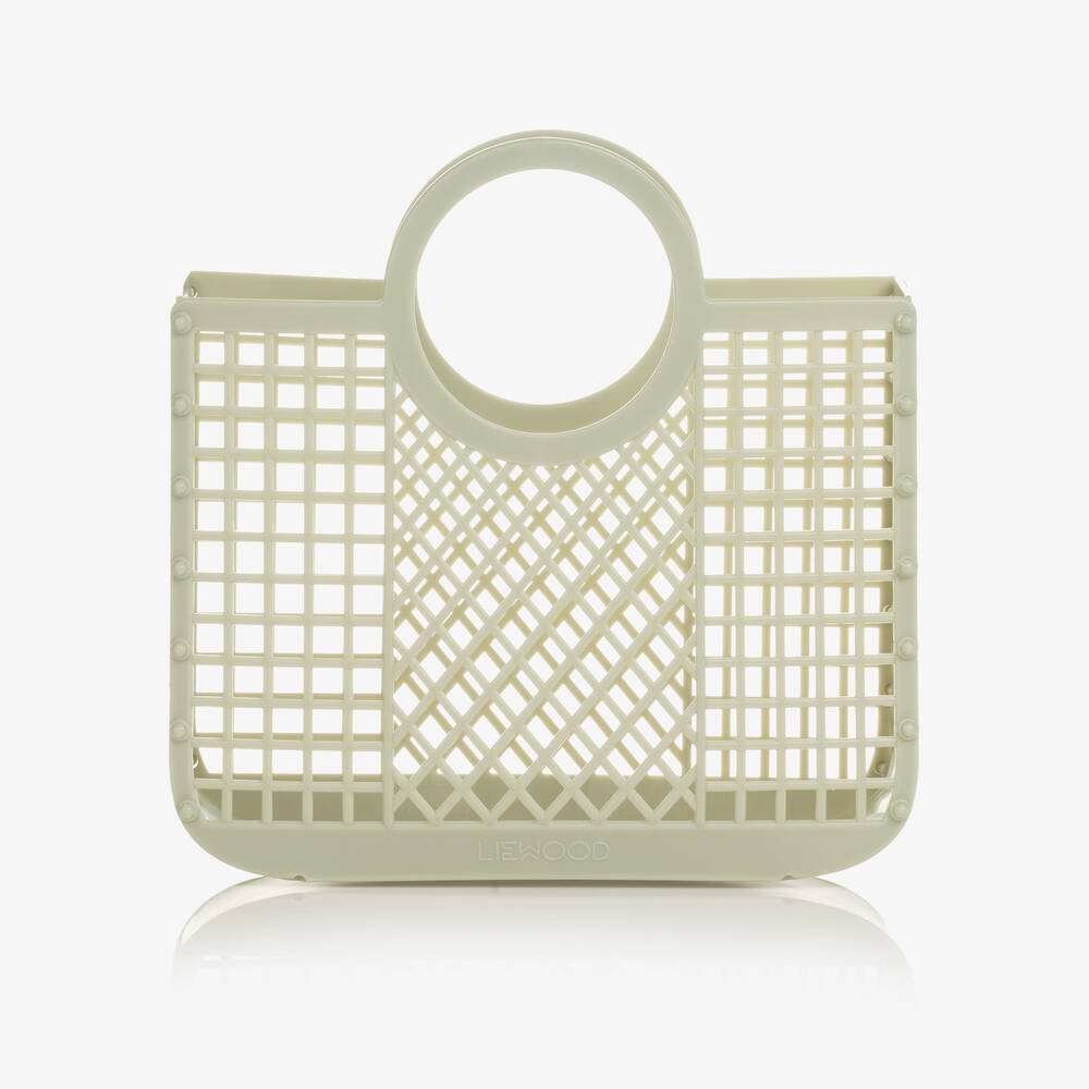 Liewood-Girls Mint Green Basket Bag (23cm) | Childrensalon