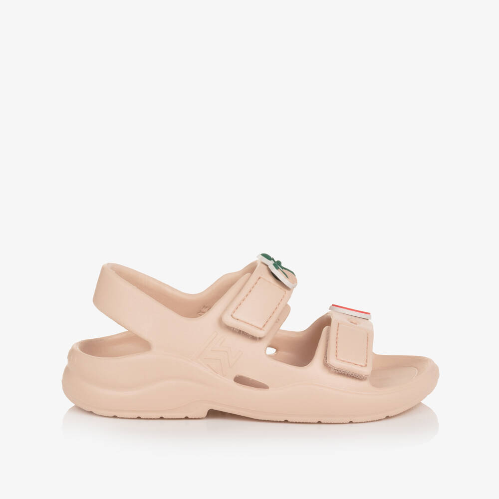 Liewood-Girls Pale Pink Sandals with Charms | Childrensalon