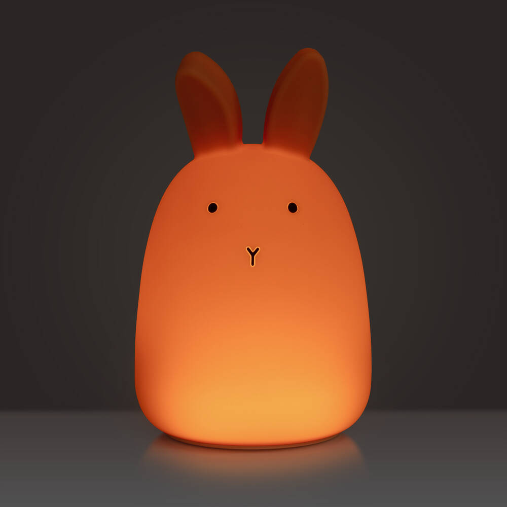 Liewood-Girls Pink Bunny Night Light (18cm) | Childrensalon