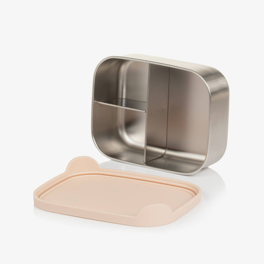 Liewood-Girls Pink Butterfly Motifs Lunch Box (17cm) | Childrensalon