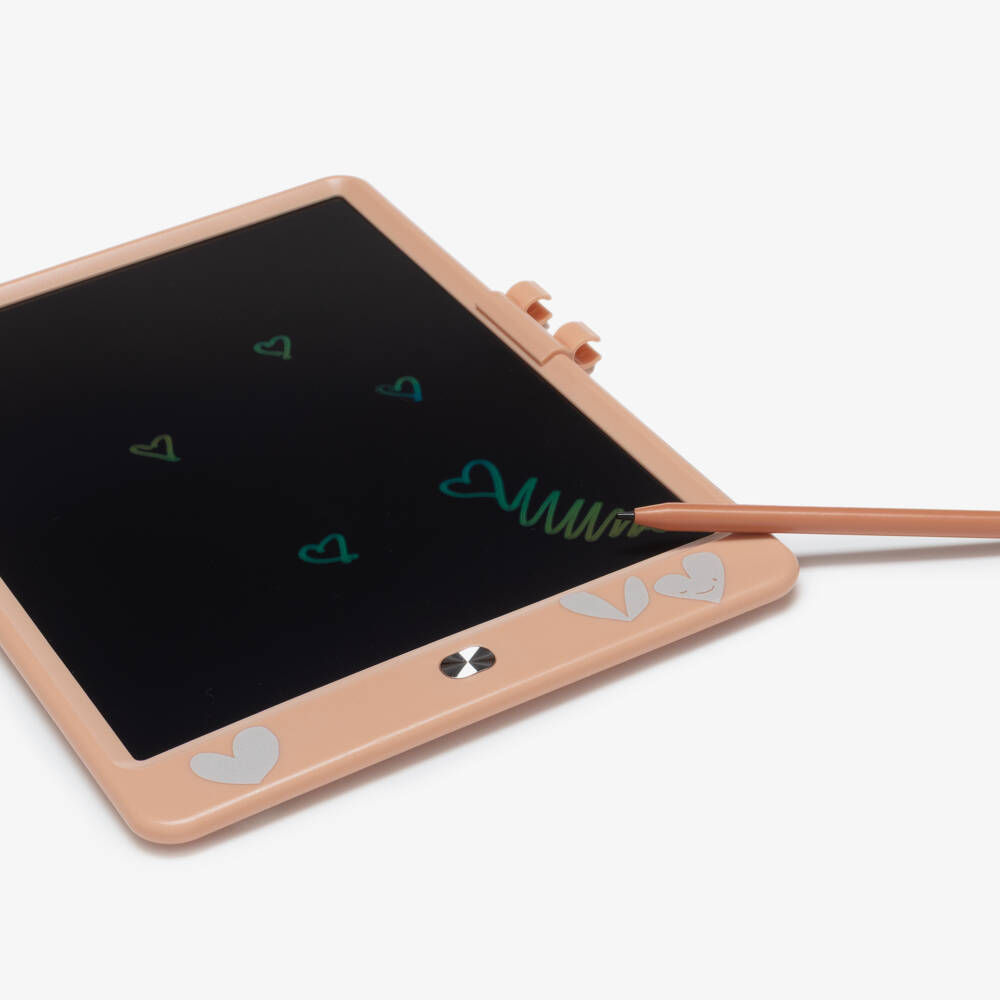 Liewood-Girls Pink Heart LCD Drawing Tablet (24cm) | Childrensalon
