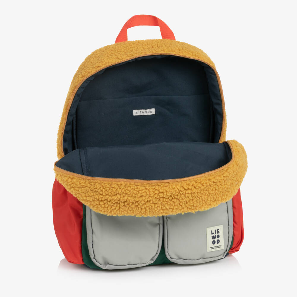Liewood-Green & Blue Marlowe Backpack (39cm) | Childrensalon