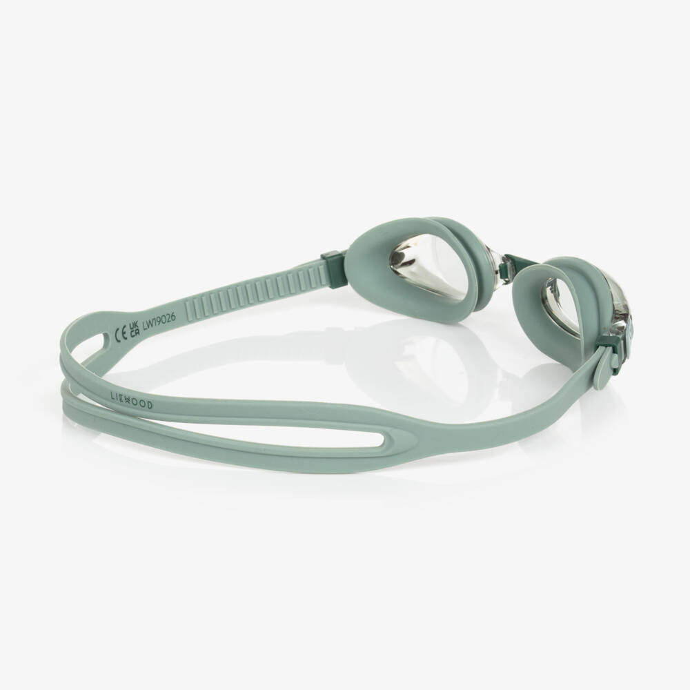 Liewood-نظارات سباحة لون أخضر | Childrensalon