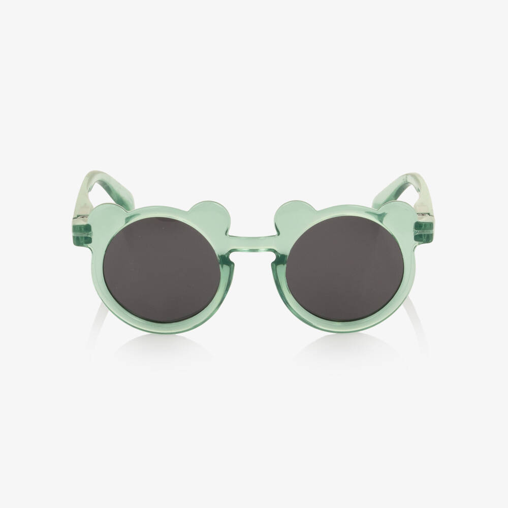Liewood-Green Transparent Bear Sunglasses | Childrensalon