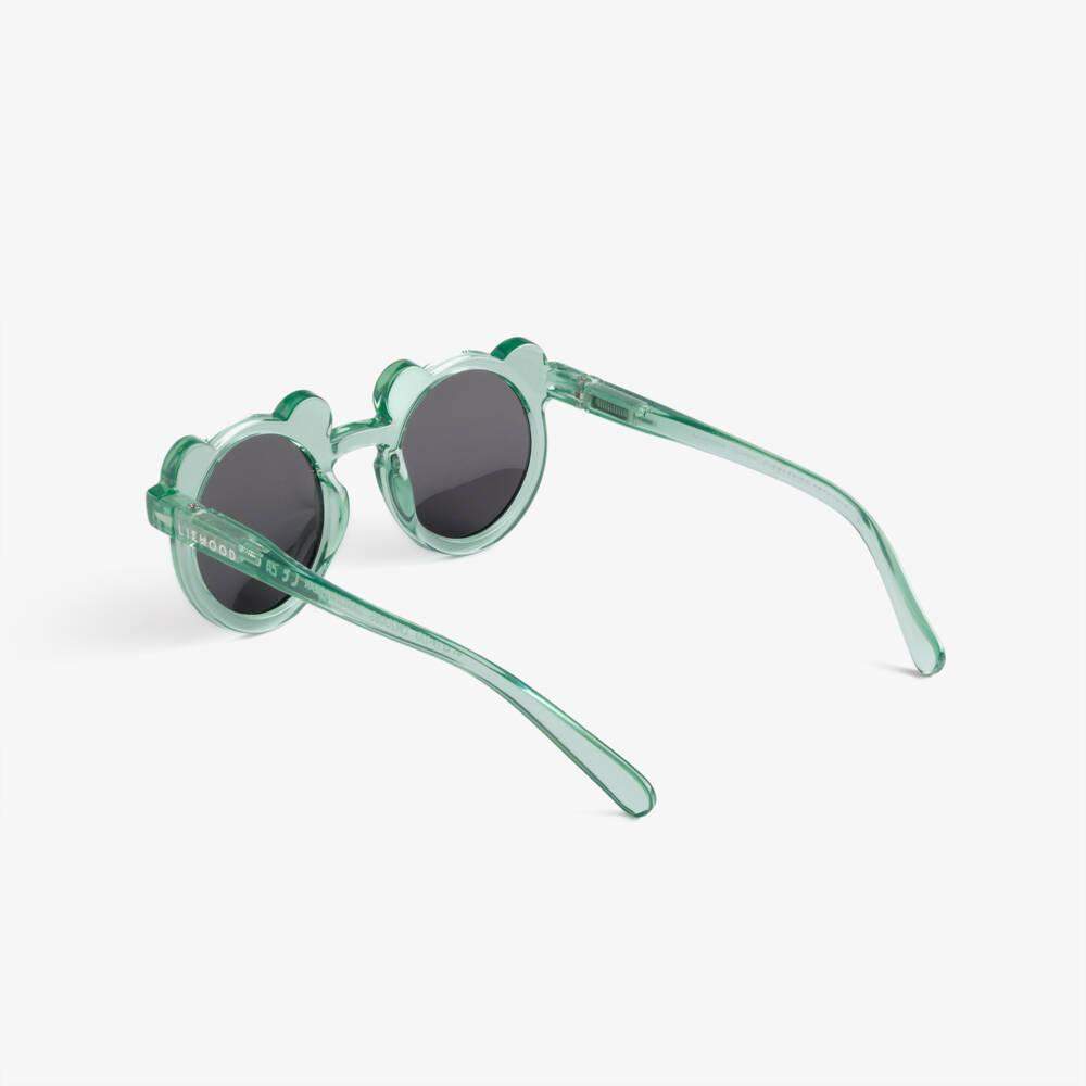 Liewood-Green Transparent Bear Sunglasses | Childrensalon