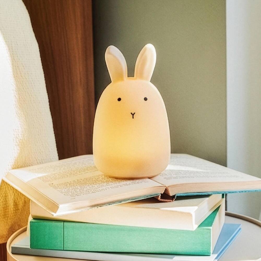 Liewood-Ivory Bunny Night Light (18cm) | Childrensalon