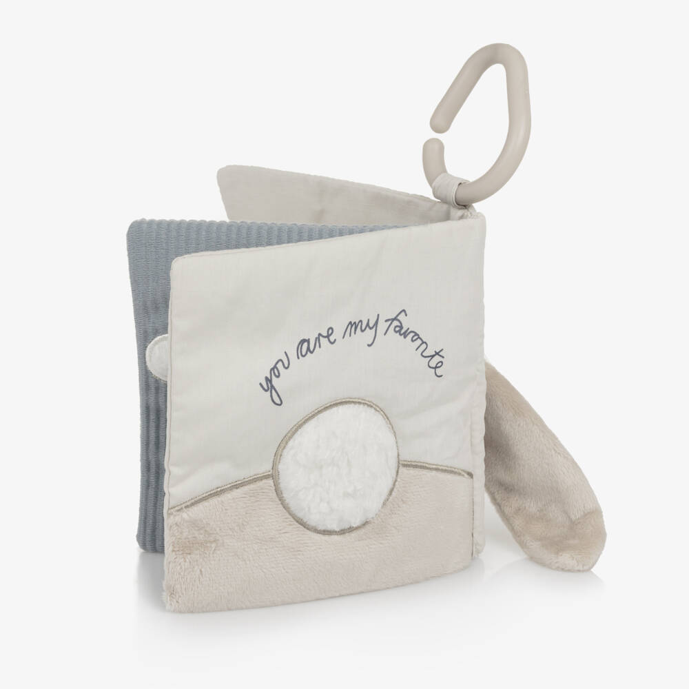 Liewood-Ivory Fey Classic Fabric Baby Bunny Book (23cm) | Childrensalon