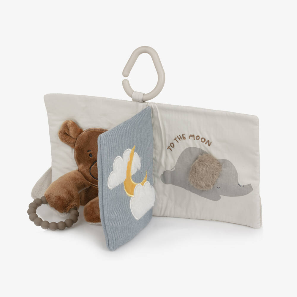 Liewood-Ivory Fey Classic Fabric Baby Bunny Book (23cm) | Childrensalon