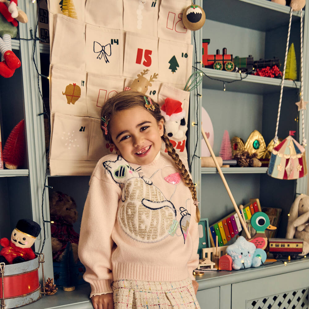 Liewood-Ivory Hanging Advent Calendar (100cm) | Childrensalon