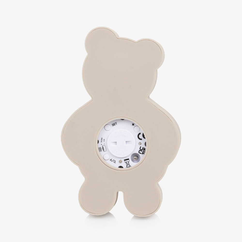 Liewood-Ivory Silicone Bear Bath Thermometer (13cm) | Childrensalon