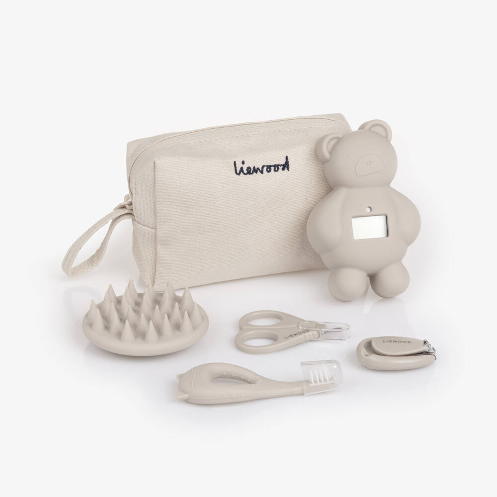 Liewood-Ivory Washbag & Grooming Set (15cm) | Childrensalon