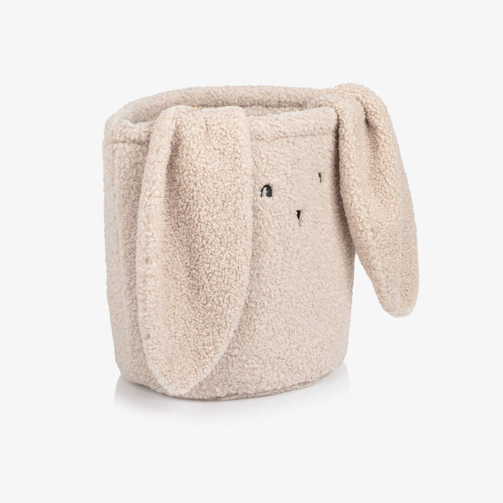 Liewood-Large Morley Pile Rabbit Basket (38cm) | Childrensalon
