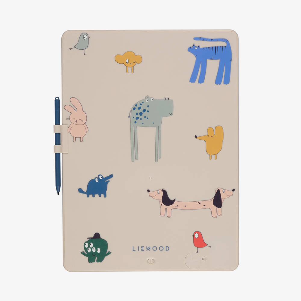 Liewood-LCD Magic Drawing Board with Animal Print (32cm) | Childrensalon