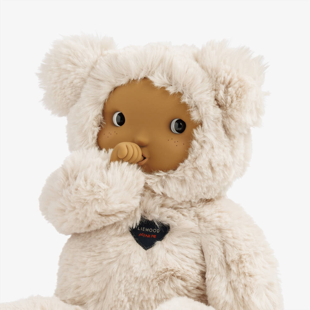 Liewood-Misa Phoebe Plush Doll in Sandy Beige (41cm) | Childrensalon