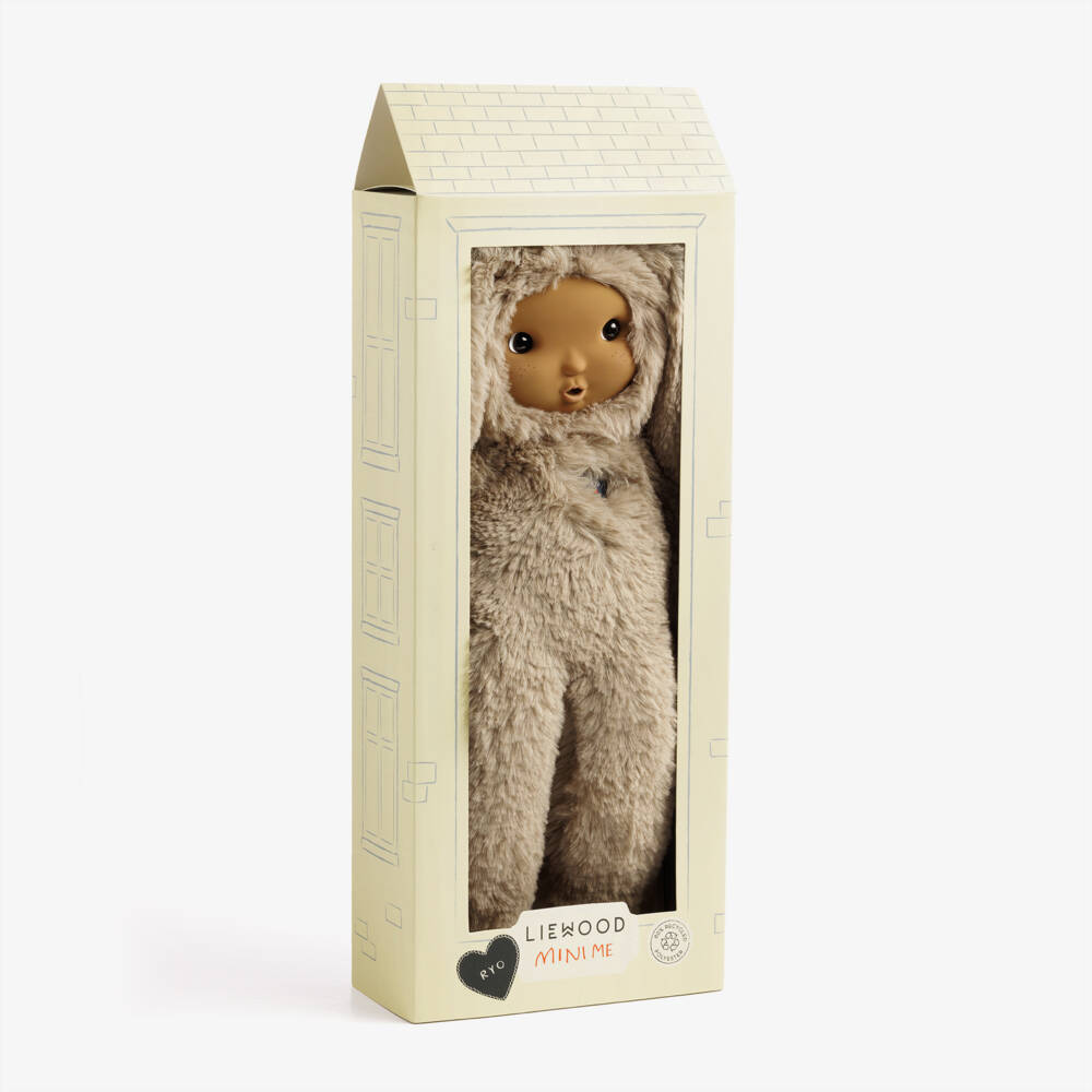 Liewood-Misa Ryo Plush Doll in Oat Beige (41cm) | Childrensalon