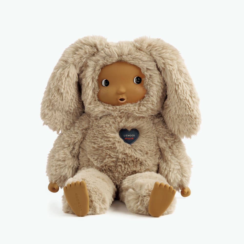 Liewood-Misa Ryo Plush Doll in Oat Beige (41cm) | Childrensalon