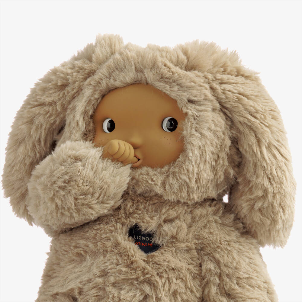 Liewood-Misa Ryo Plush Doll in Oat Beige (41cm) | Childrensalon
