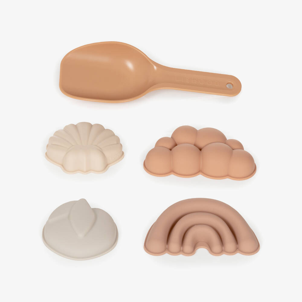 Liewood-Pink Heart Beach Set (15cm) | Childrensalon