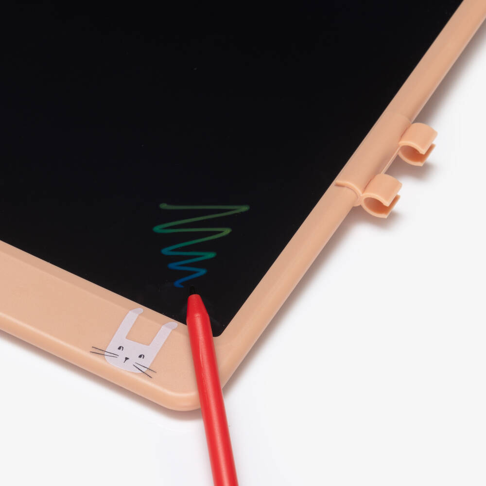 Liewood-Pink Rabbit LCD Magic Drawing Board (31cm) | Childrensalon