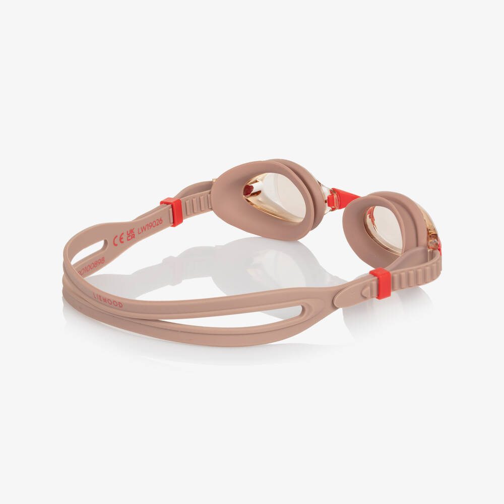 Liewood-Pink Swimming Goggles | Childrensalon