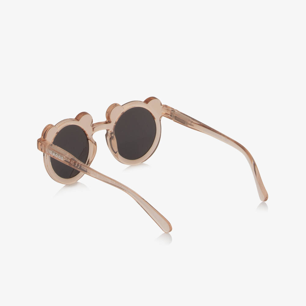 Liewood-Rose Pink Transparent Bear Sunglasses | Childrensalon
