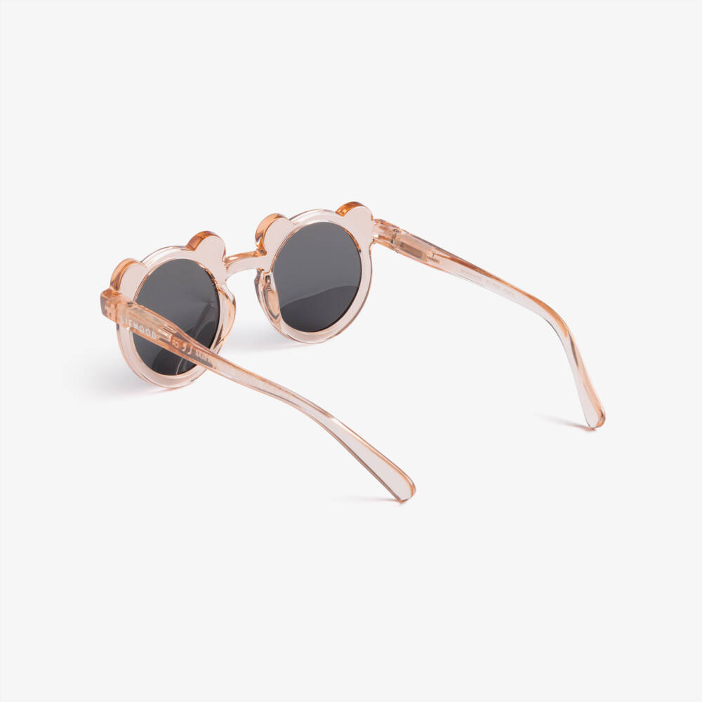 Liewood-Rose Pink Transparent Bear Sunglasses | Childrensalon