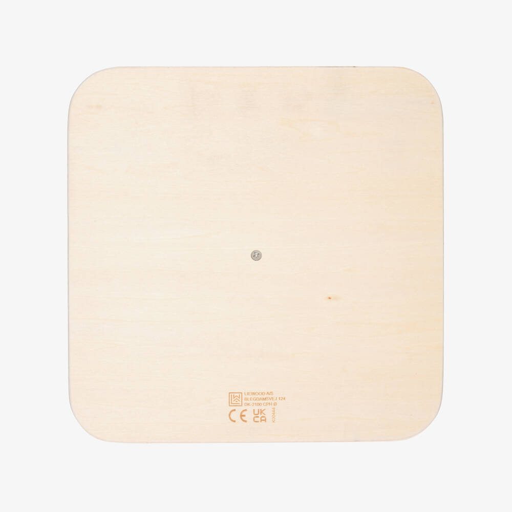 Liewood-لوحة أنشطة خشب علي شكل ساعة (24 سم) | Childrensalon