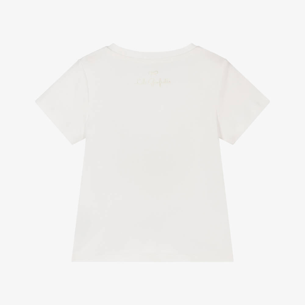 Ensemble Lili Gaufrette Pour Fille 2 Ans - Tee-shirt + Jupe + Leggings Orange - Occasion TBE