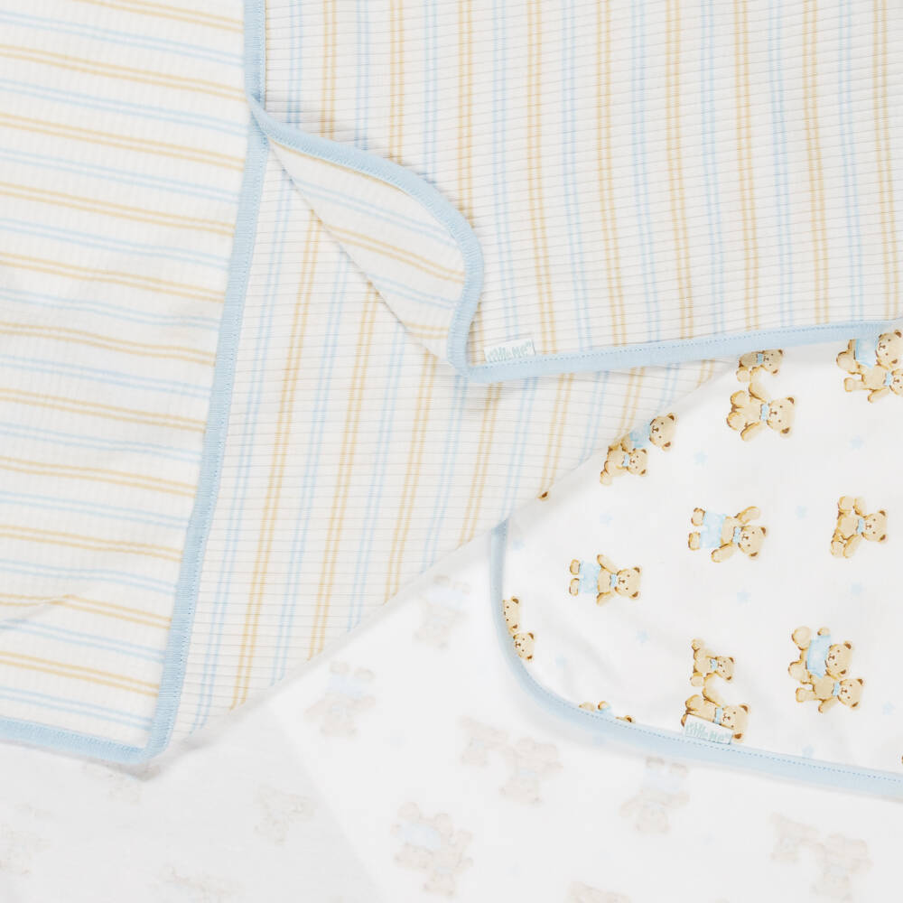 Little Me-Baby Boys Organic Cotton Swaddle Blankets (2 Pack) | Childrensalon