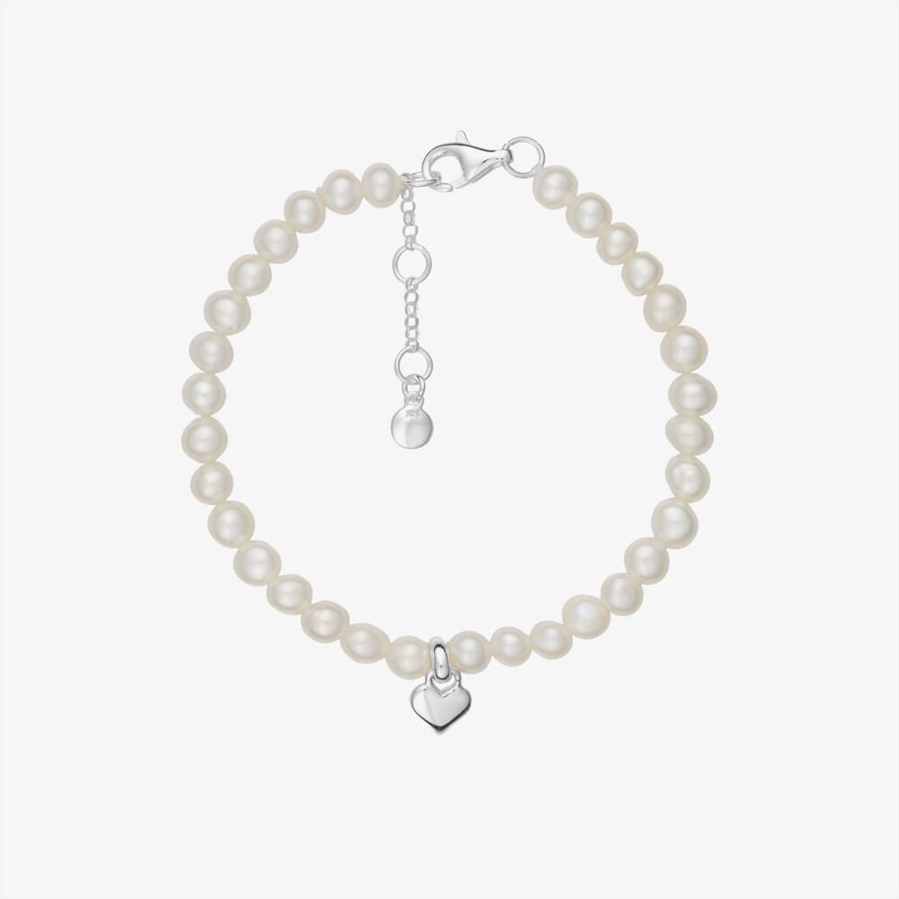 Little Star-Браслет кремовый из пресноводного жемчуга для девочек | Childrensalon
