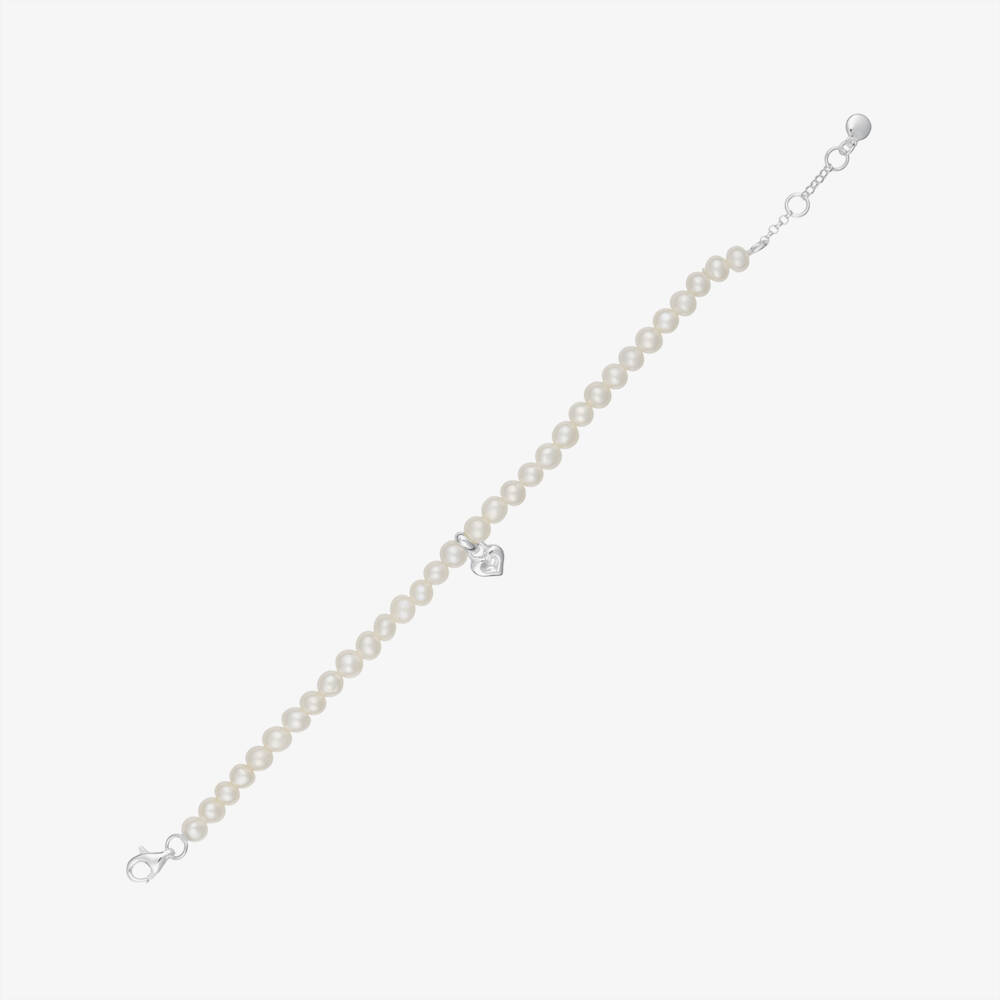 Little Star-Браслет кремовый из пресноводного жемчуга для девочек | Childrensalon