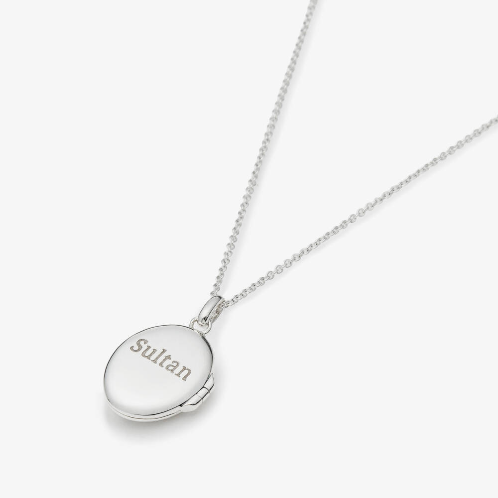 Little Star-قلادة فضية مخصصة (41 سم) | Childrensalon