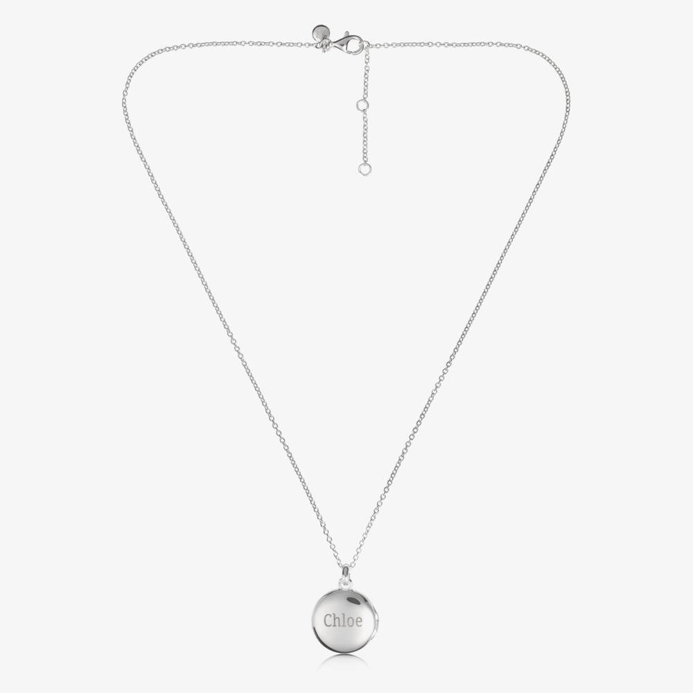 Little Star-قلادة فضية مخصصة (38 سم) | Childrensalon