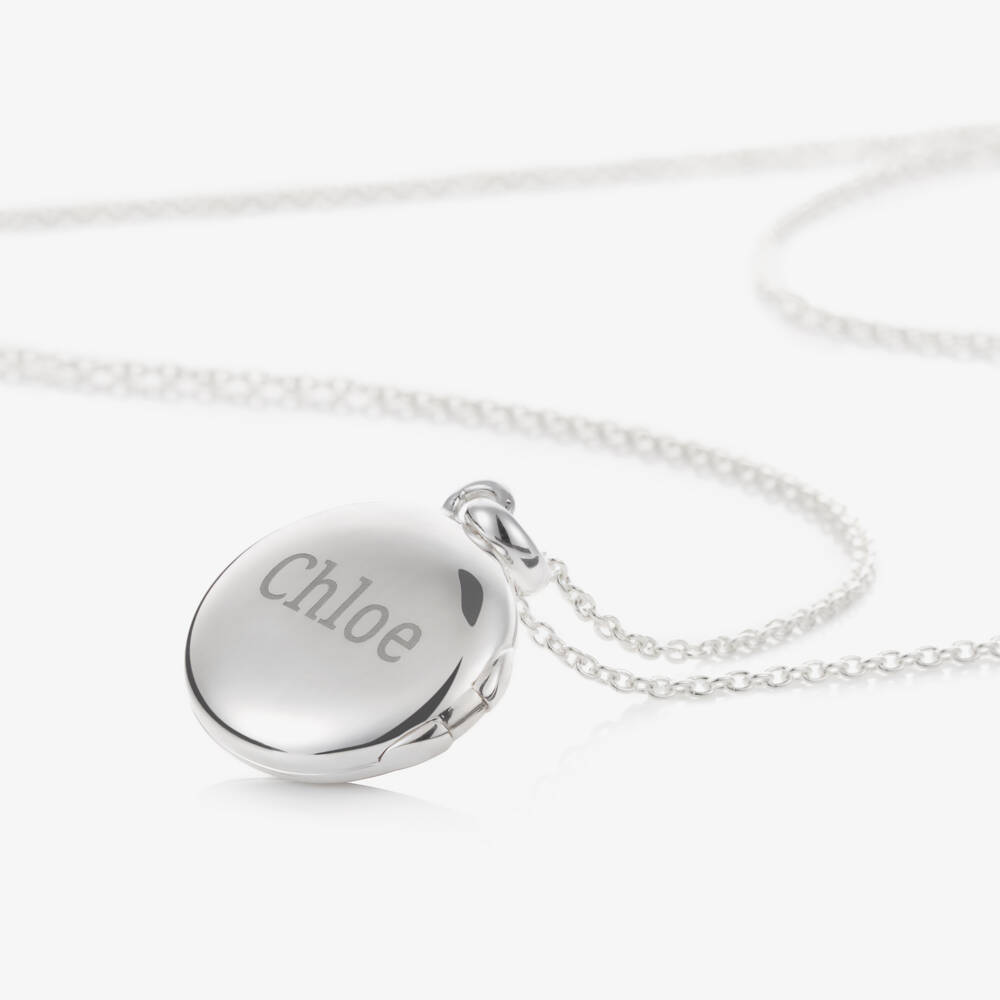 Little Star-قلادة فضية مخصصة (38 سم) | Childrensalon