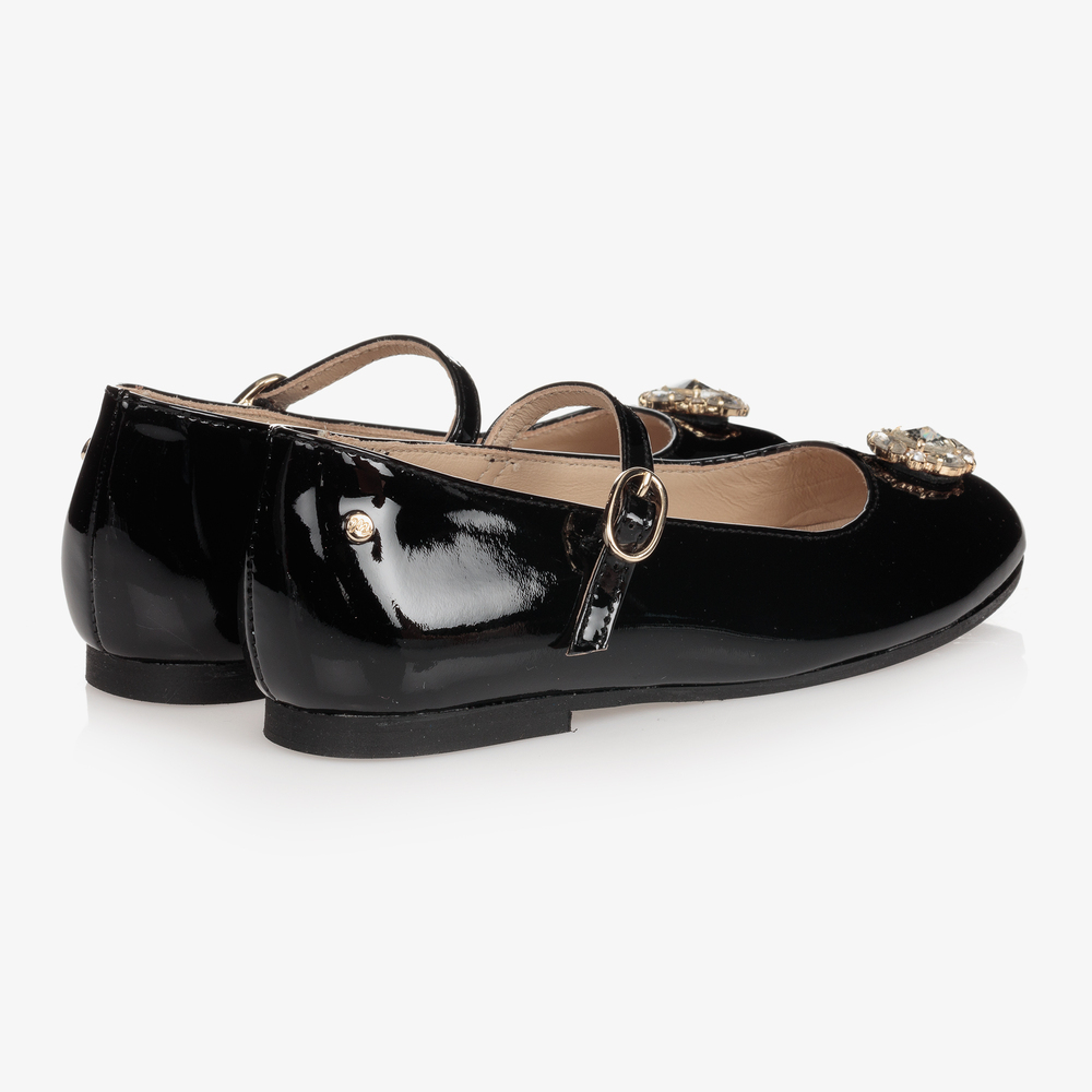 Manuela de Juan-Black Patent Leather Pumps | Childrensalon