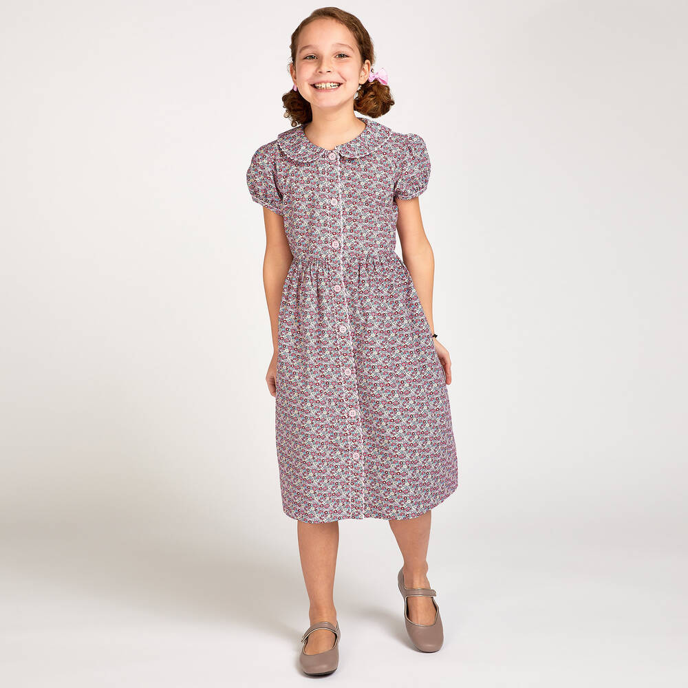 Manuela de Juan-Girls Taupe Leather Pumps | Childrensalon